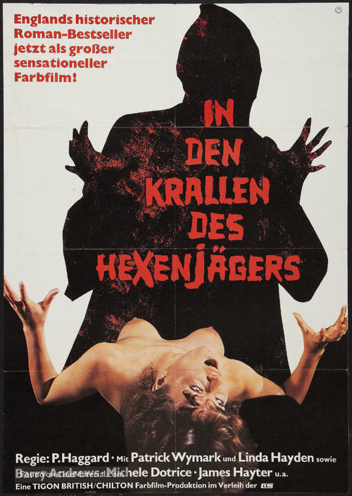 Satan&#039;s Skin - German Movie Poster