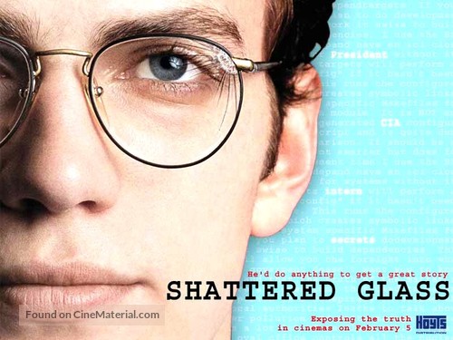 Shattered Glass - Australian poster