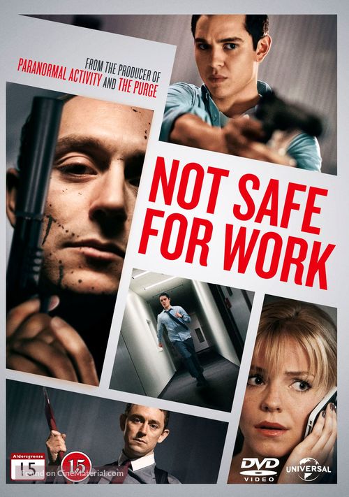 Not Safe for Work - Danish DVD movie cover