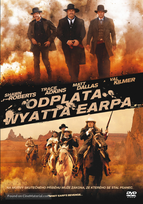 Wyatt Earp&#039;s Revenge - Czech DVD movie cover