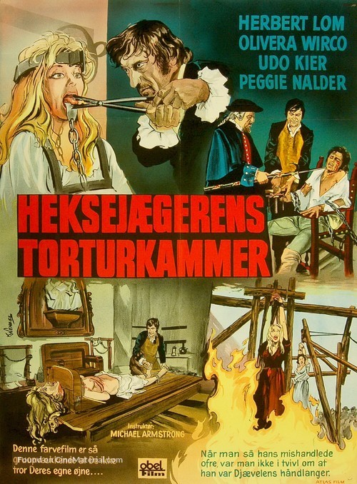 Hexen bis aufs Blut gequ&auml;lt - Danish Movie Poster