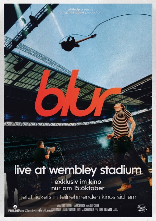 Blur: Live at Wembley Stadium - German Movie Poster