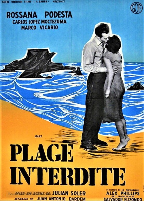 Playa prohibida - French Movie Poster