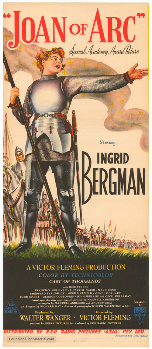 Joan of Arc - Australian Movie Poster