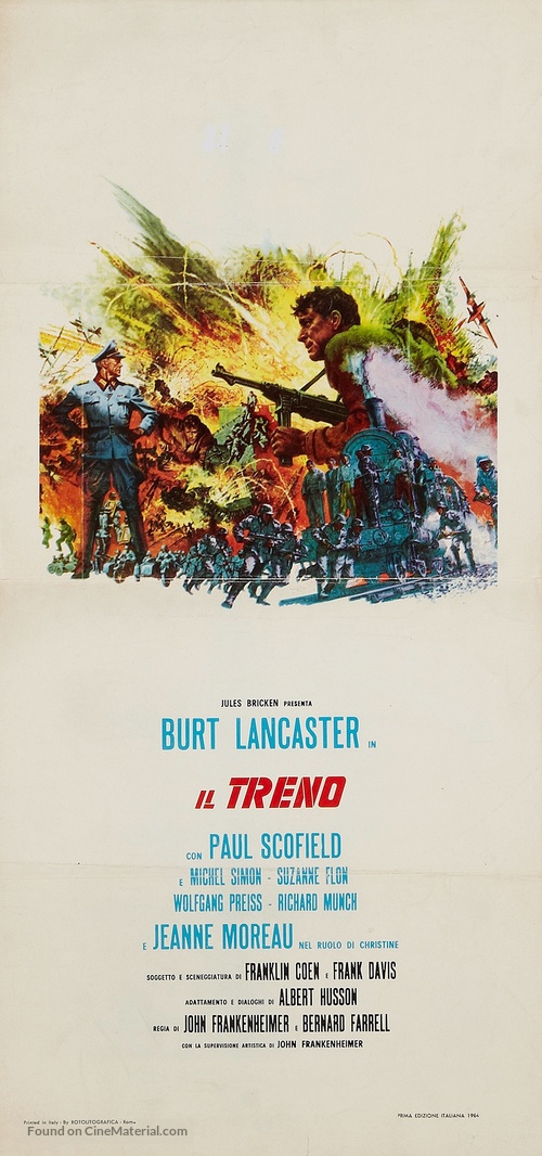 The Train - Italian Movie Poster