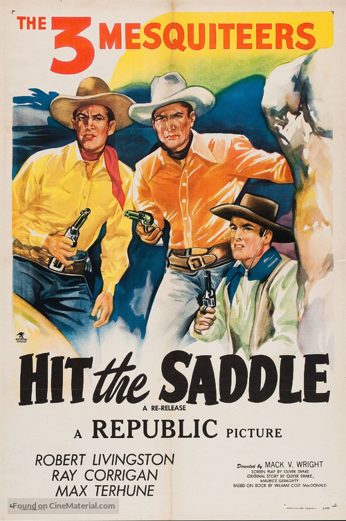 Hit the Saddle - Re-release movie poster