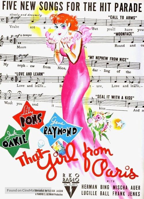 That Girl from Paris - Movie Poster