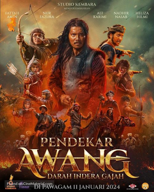 Pendekar Awang: Darah Indera Gajah - Malaysian Movie Poster