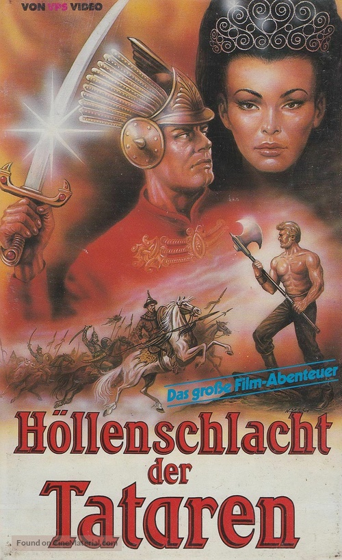Ursus e la ragazza tartara - German VHS movie cover