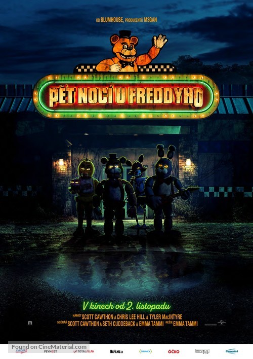 Five Nights at Freddy&#039;s - Czech Movie Poster