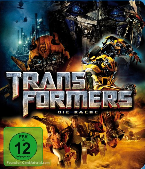 Transformers: Revenge of the Fallen - German Blu-Ray movie cover