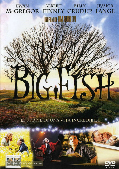 Big Fish - Italian DVD movie cover