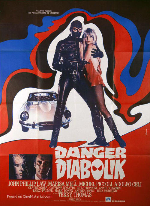 Diabolik - French Movie Poster