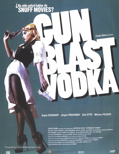 Gunblast Vodka - Spanish Movie Poster