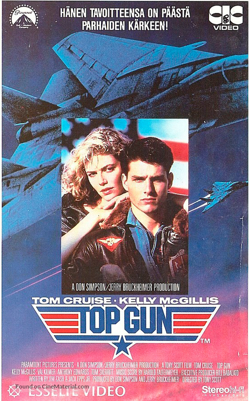 Top Gun - Finnish VHS movie cover