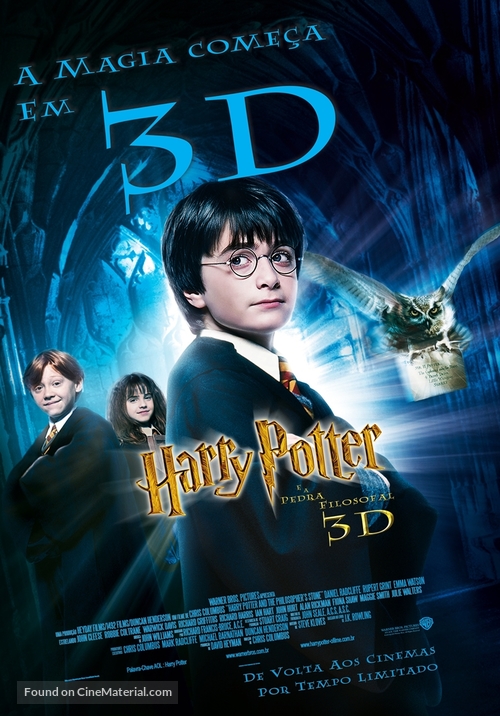 Harry Potter and the Philosopher&#039;s Stone - Brazilian poster