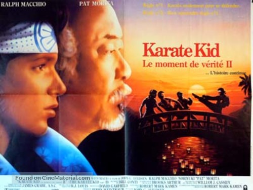 The Karate Kid, Part II - French Movie Poster