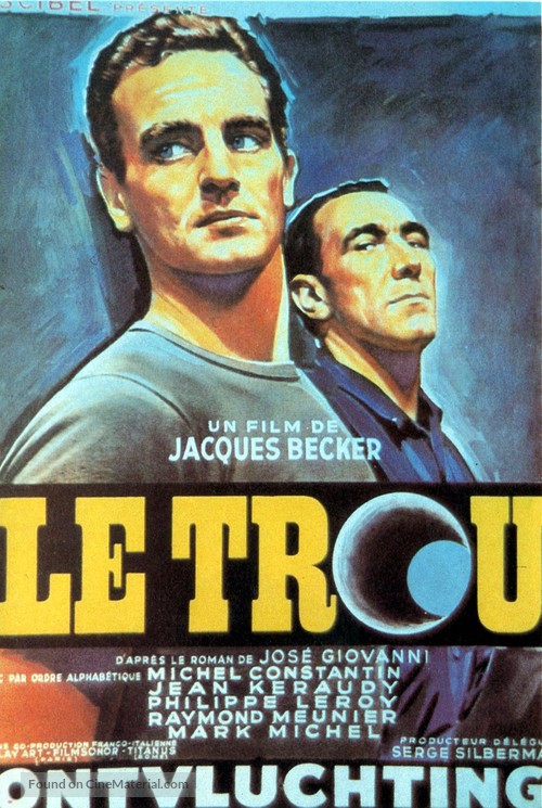 Le trou - Belgian Movie Poster