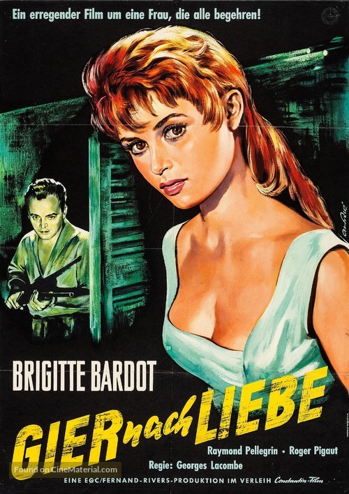 La lumi&egrave;re d&#039;en face - German Movie Poster