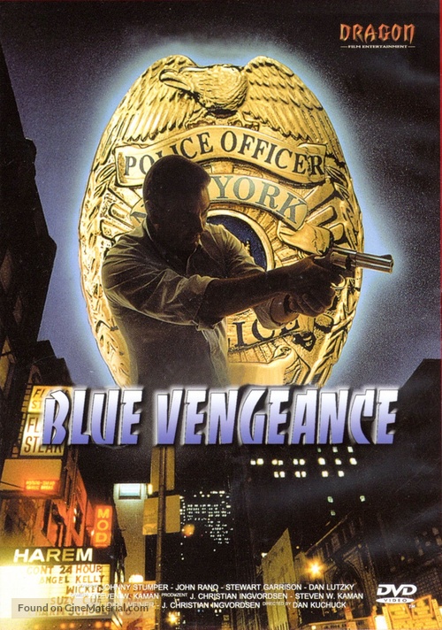 Blue Vengeance - German DVD movie cover