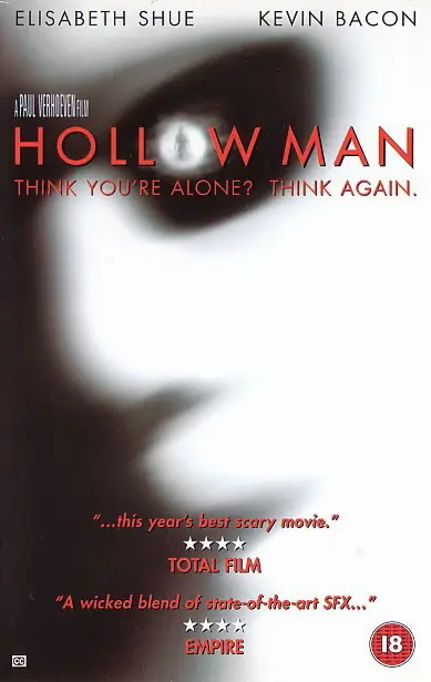 Hollow Man - British VHS movie cover