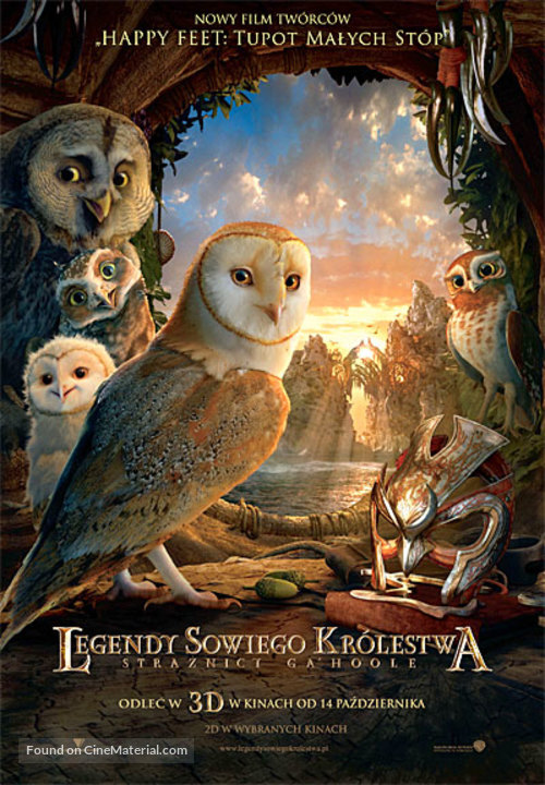 Legend of the Guardians: The Owls of Ga&#039;Hoole - Polish Movie Poster