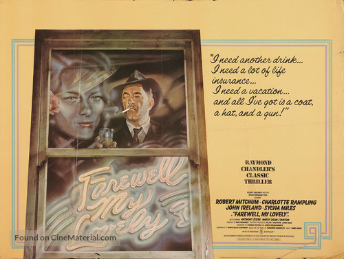 Farewell, My Lovely - British Movie Poster