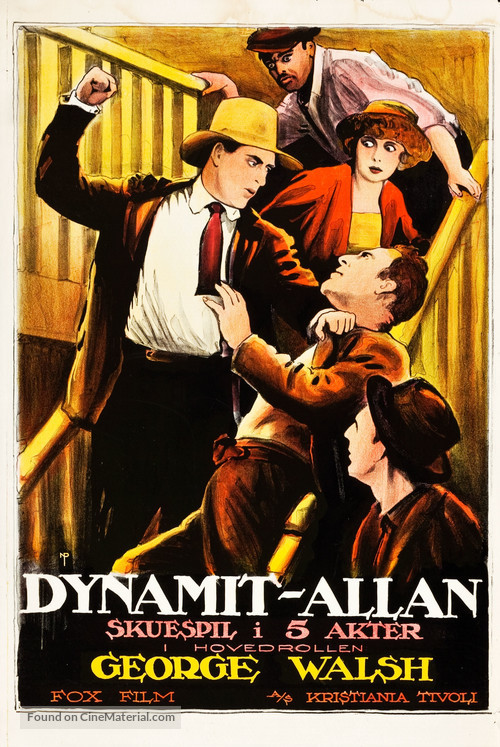 Dynamite Allen - Norwegian Movie Poster