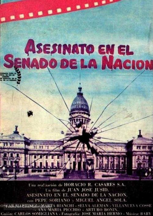 Asesinato en el senado de la naci&oacute;n - Argentinian Movie Poster