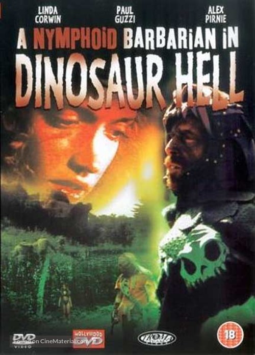 A Nymphoid Barbarian in Dinosaur Hell - British Movie Cover