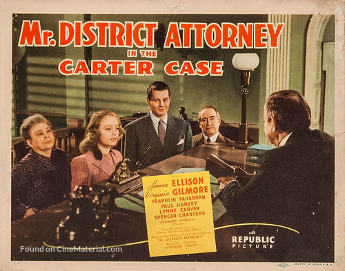 Mr. District Attorney in the Carter Case - Movie Poster