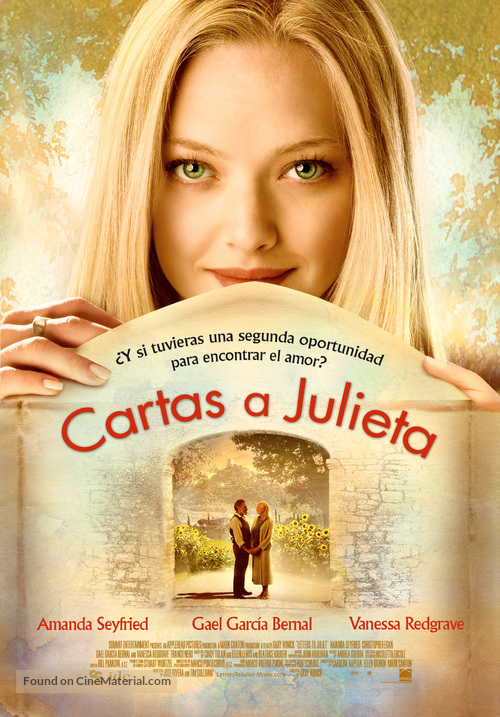 Letters to Juliet - Colombian Movie Poster