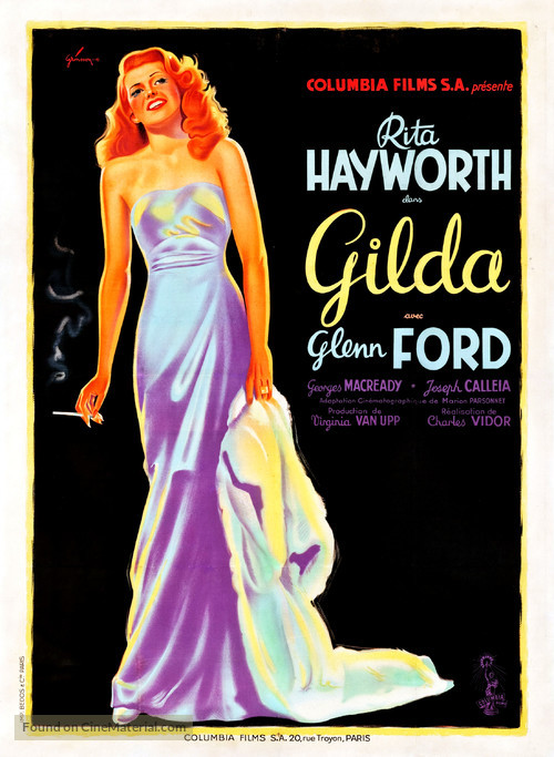 Gilda - French Movie Poster