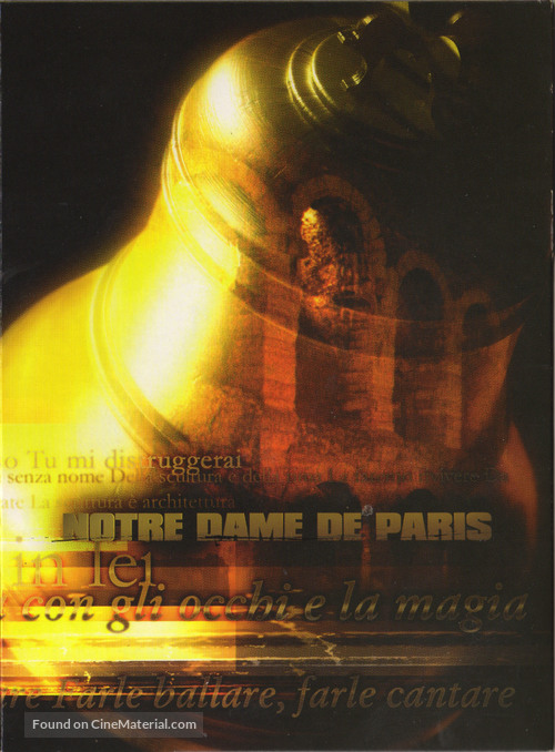 Notre Dame de Paris - Live Arena di Verona - DVD movie cover