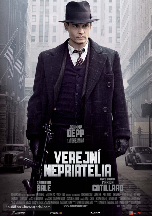 Public Enemies - Slovak Movie Poster