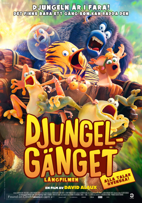 Les As de la Jungle (2017) Swedish movie poster