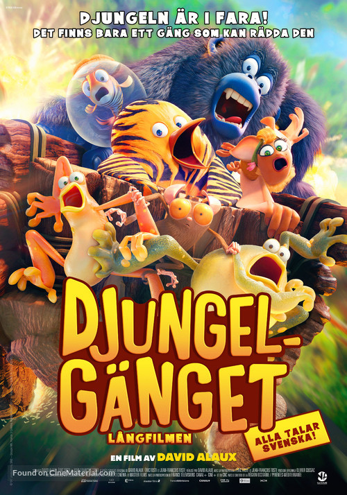 Les As de la Jungle - Swedish Movie Poster