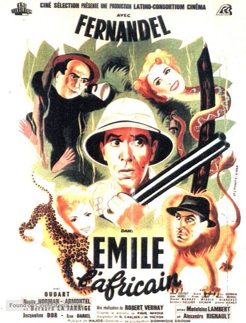 &Eacute;mile l&#039;Africain - French Movie Poster