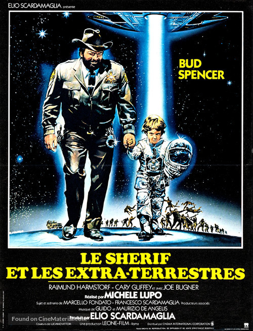 Uno sceriffo extraterrestre - poco extra e molto terrestre - French Movie Poster