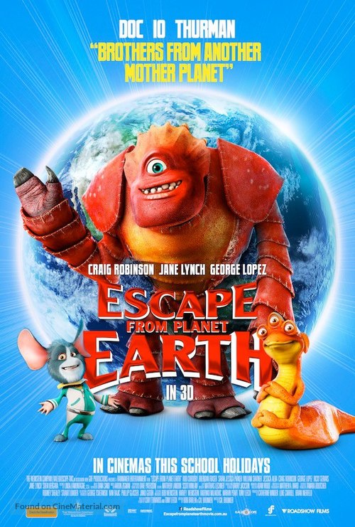 Escape from Planet Earth - Australian Movie Poster