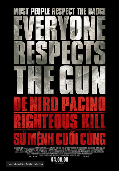 Righteous Kill - Vietnamese Movie Poster