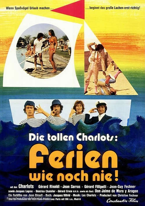 Les Charlots font l&#039;Espagne - German Movie Poster
