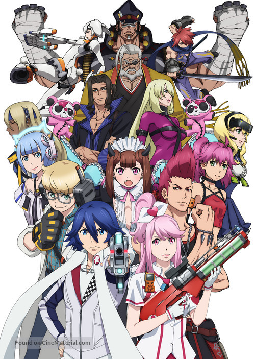 &quot;Gunslinger Stratos: The Animation&quot; - Key art