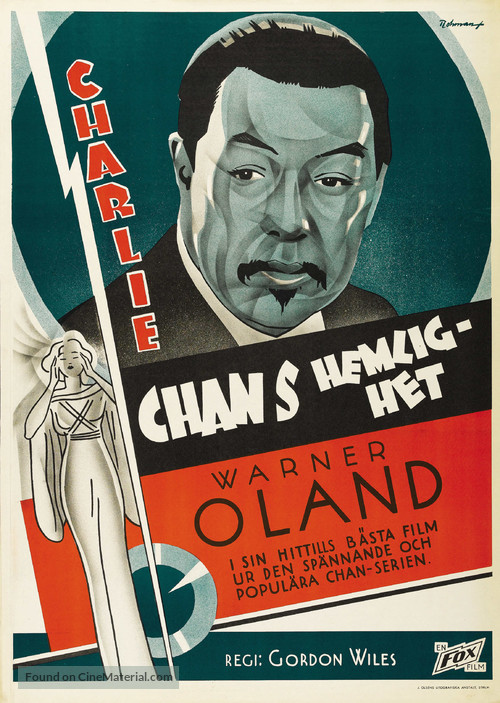 Charlie Chan&#039;s Secret - Swedish Movie Poster