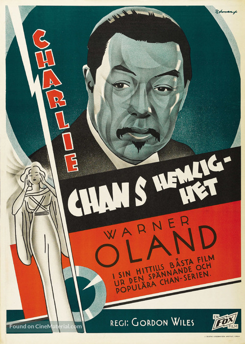 Charlie Chan&#039;s Secret - Swedish Movie Poster