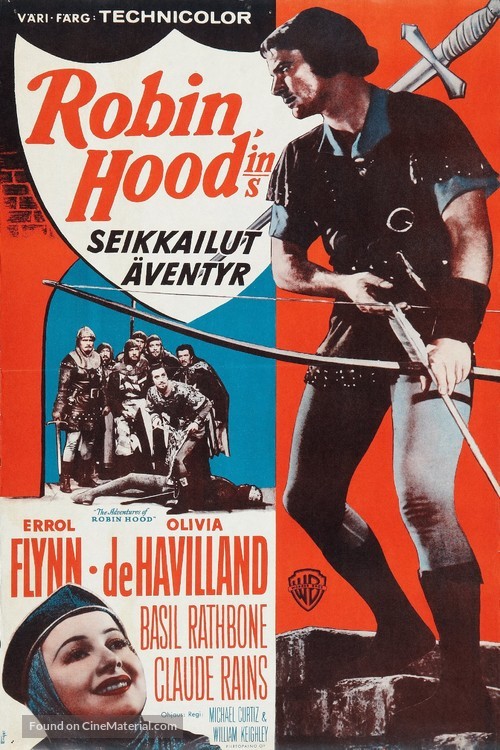 The Adventures of Robin Hood - Finnish Movie Poster