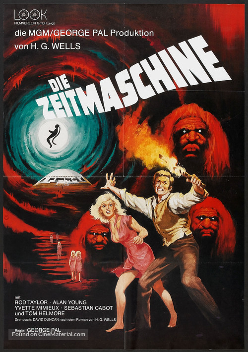 The Time Machine - German Movie Poster