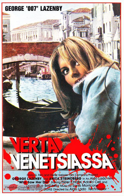 Chi l&#039;ha vista morire? - Finnish VHS movie cover