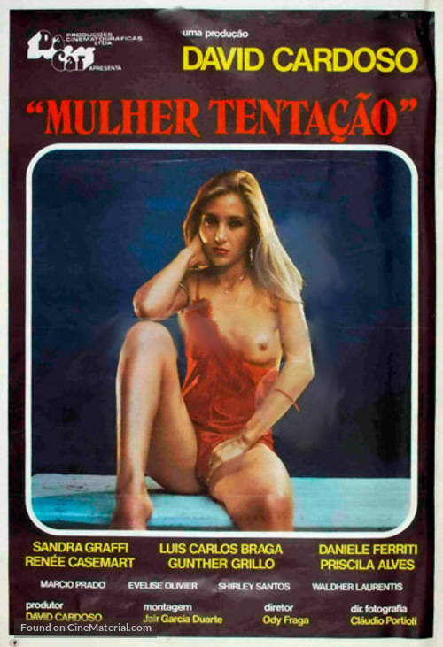 Mulher Tenta&ccedil;&atilde;o - Brazilian Movie Poster