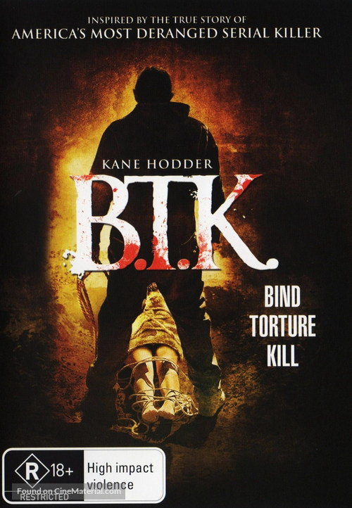B.T.K. Killer - Australian DVD movie cover